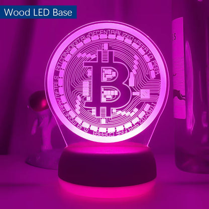 Bitcoin Night Lamp 