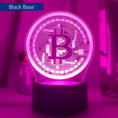 Bitcoin Night Lamp 