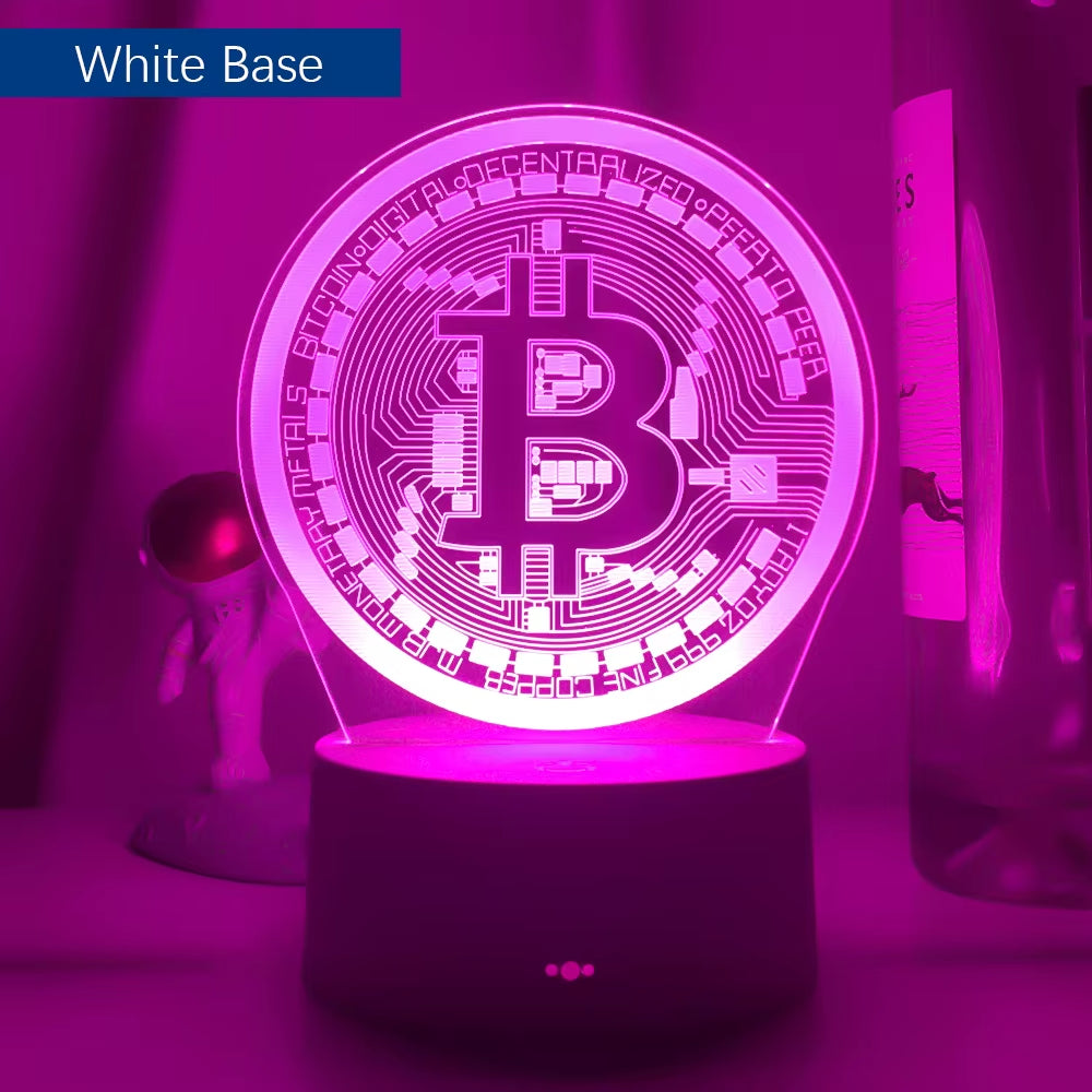 Bitcoin Night Lamp 