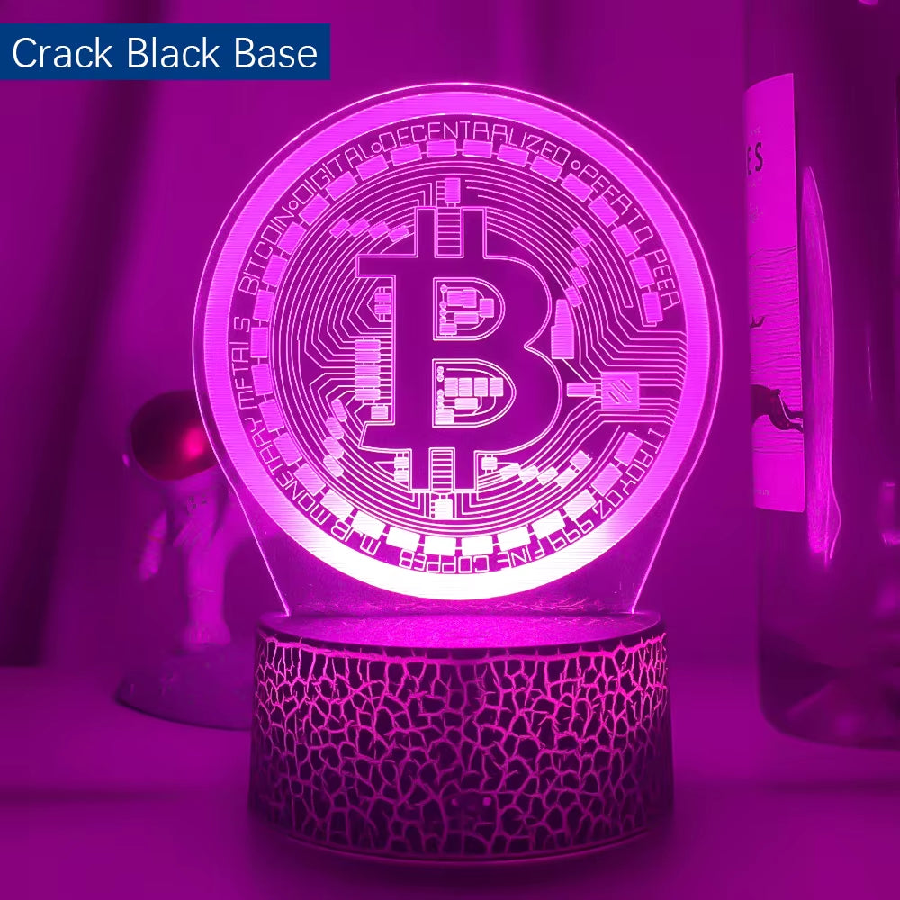 Bitcoin Night Lamp 