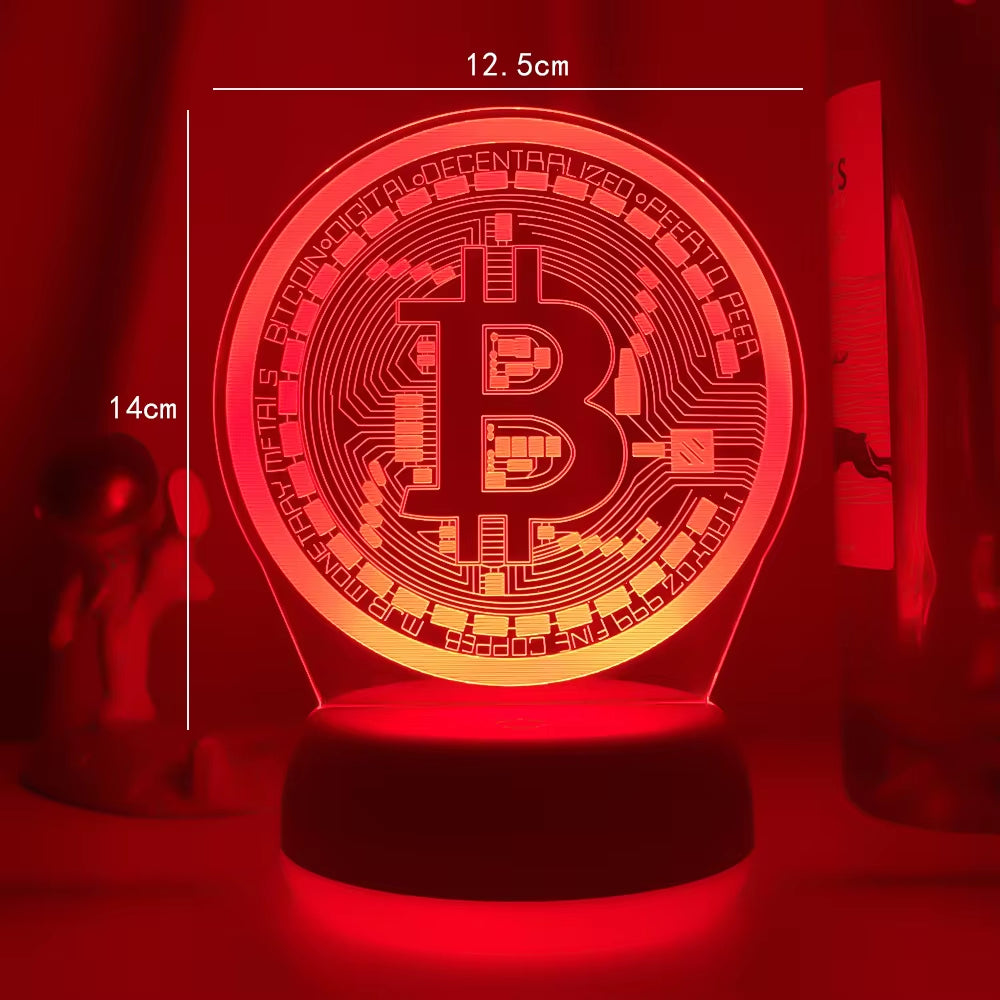 Bitcoin Night Lamp 