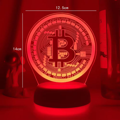 Bitcoin Night Lamp 