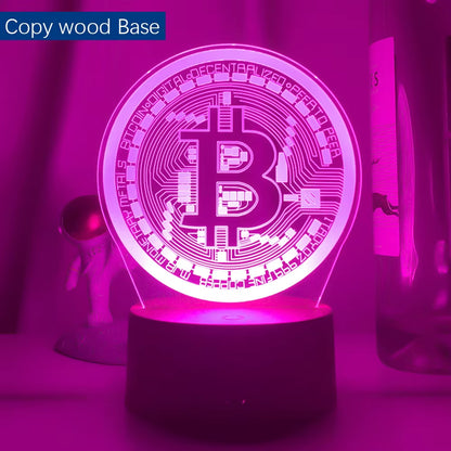 Bitcoin Night Lamp 