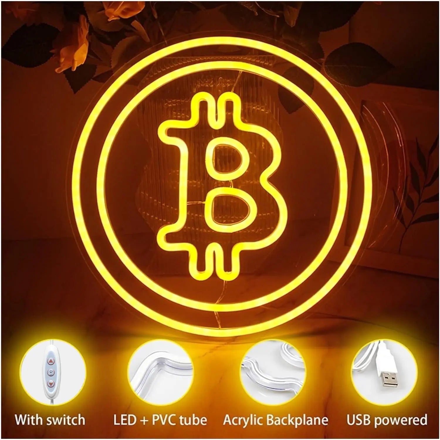 Bitcoin Neon Sign