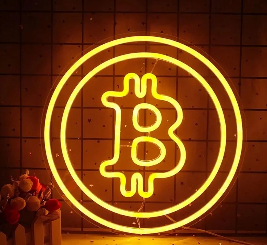 Bitcoin Neon Sign