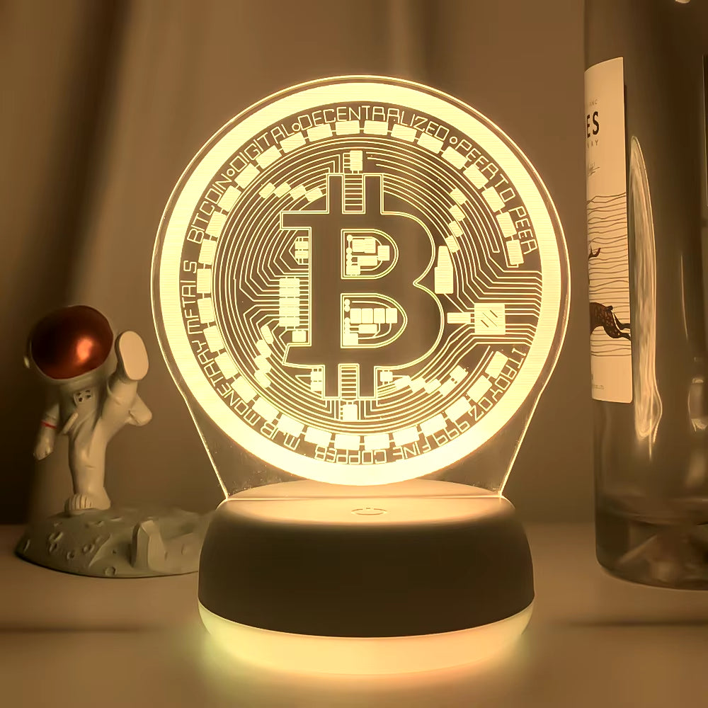 Bitcoin Night Lamp 